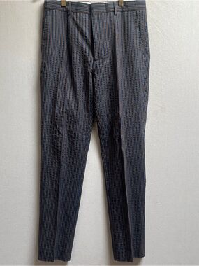 J.Lindeberg Men's Slim Fit Striped Cotton Chino Pants Size US 33